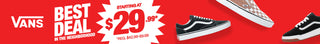 Vans Starting At $29.99 WSS Deal