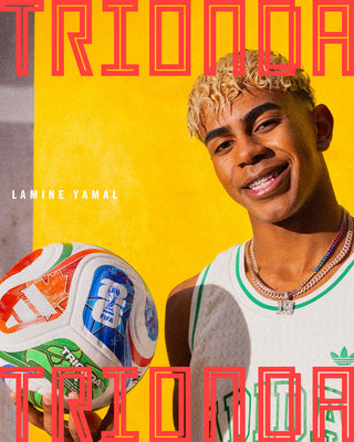 Lamine Yamal with soccer ball