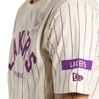 Camiseta a rayas de los Lakers - Hombre
