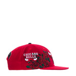 Bulls Roses Snapback Hat