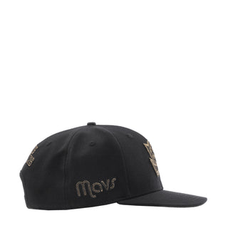Mavericks Black & Gold Wool Snapback