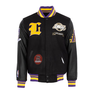 Lakers Pro Prep Varsity Jacket - Mens