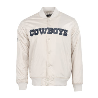 Cowboys Big Logo Satin Jacket - Mens