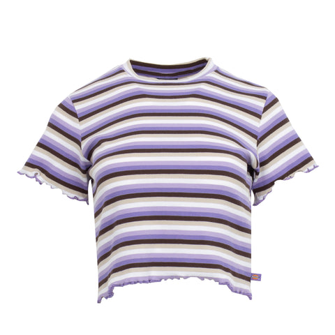 Fitted Stripe Baby Tee - Womens