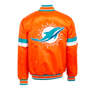 Dolphins Home Game Satin Jacket - Mens