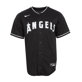 Angels Nike Replica Black Jersey - Mens