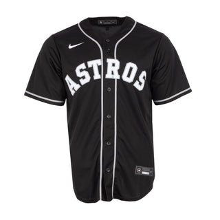 Astros Nike Replica Black Jersey - Mens